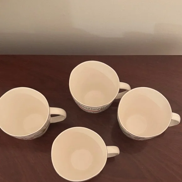 Lenox Holiday Mug Set - Red, Green, and White - set of four (4) mugs - Picture 7 of 8